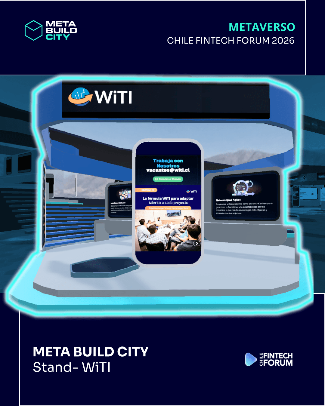 Stand virtual de WiTI en el Chile Fintech Forum 2026