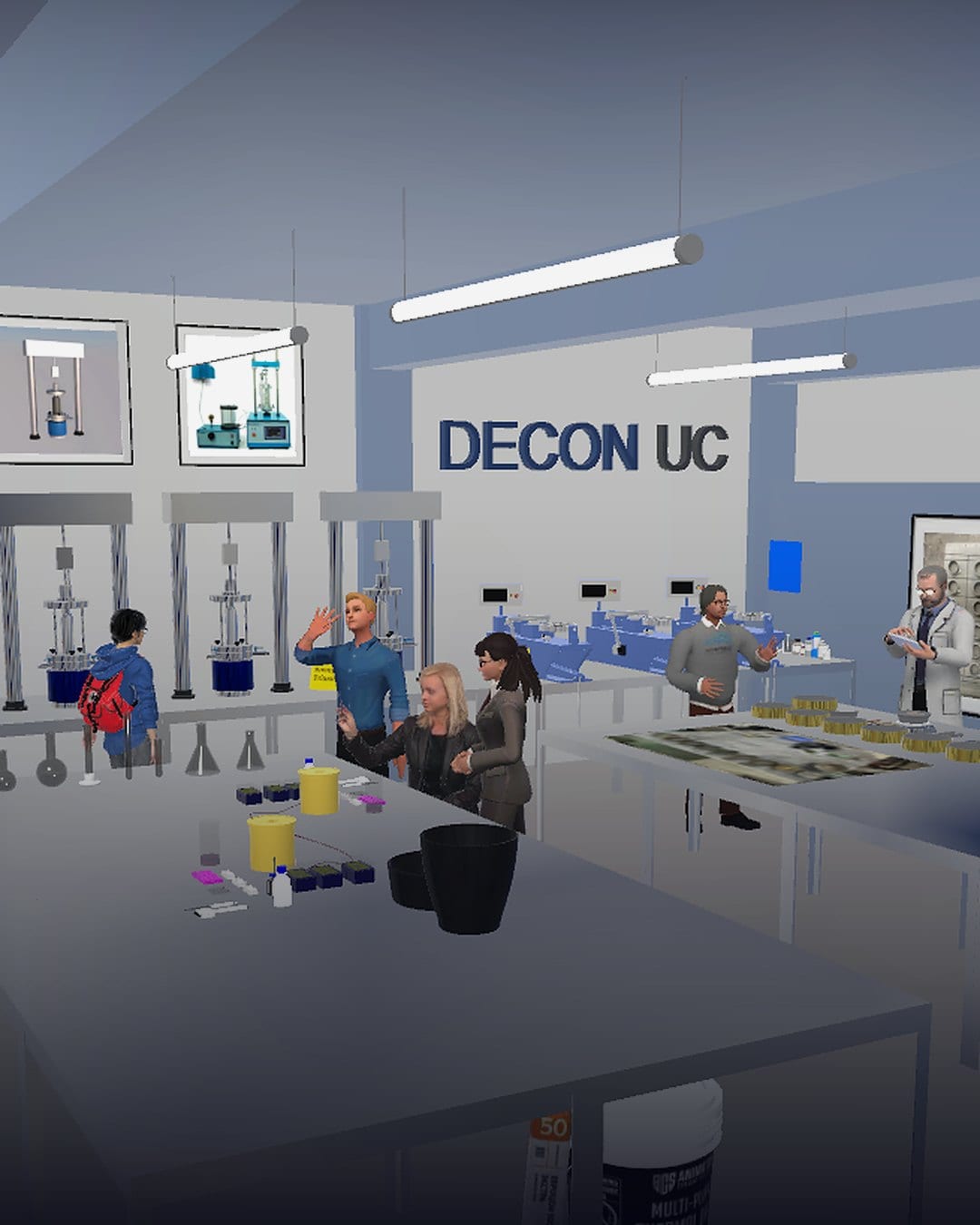 Metaverso Laboratorio DECON UC Escuela de Construcción Civil UC para Universidad Católica