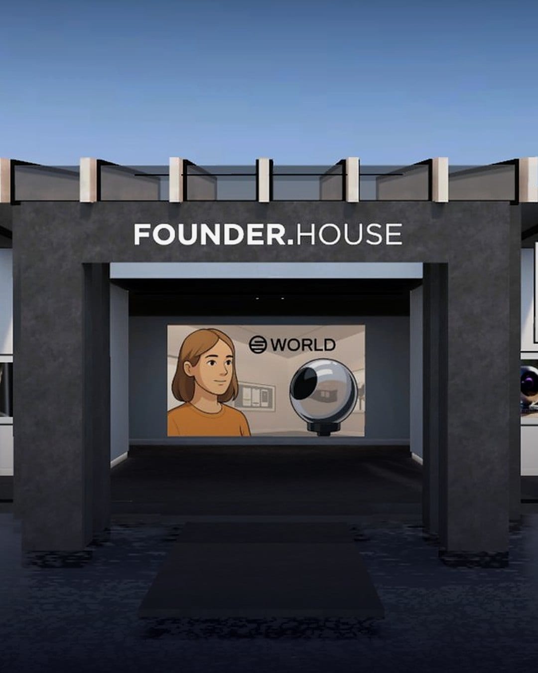 Metaverso Worldcoin - Founder House para World